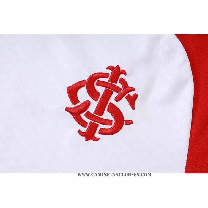 Chandal del SC Internacional 26-27 Manga Corta Blanco - Pantalon Corto